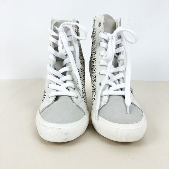 Vintage Havana Womens Wild Chita Remiee Boots 10 White Studded Snakeskin EUC - Picture 7 of 13